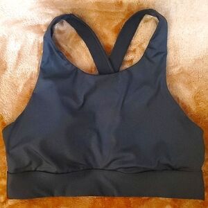 ☆SOLD☆ Fabletics No Bounce Sports Bra Medium Black High Impact Stretch